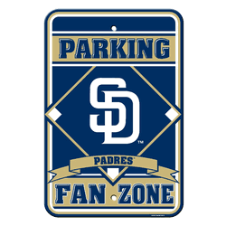 San Diego Padres Plastic Parking Sign