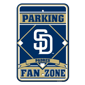 San Diego Padres Plastic Parking Sign