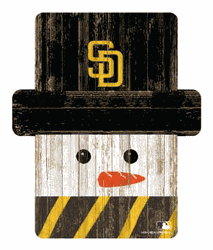 San Diego Padres Snowman Ornament