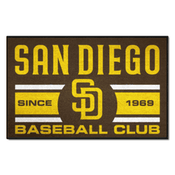 San Diego Padres Starter Mat Accent Rug - 19in. x 30in., Uniform Design