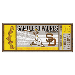 San Diego Padres Ticket Runner Rug - 30in. x 72in.