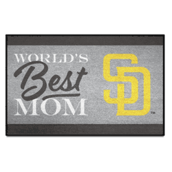 San Diego Padres World's Best Mom Starter Mat Accent Rug - 19in. x 30in.