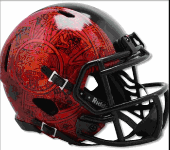 San Diego State Aztecs NCAA Mini Speed Football Helmet Aztec Calendar
