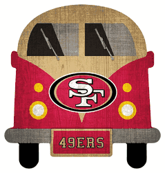 San Francisco 49ers 12" Team Bus Sign