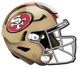 San Francisco 49ers 12in Authentic Helmet Sign