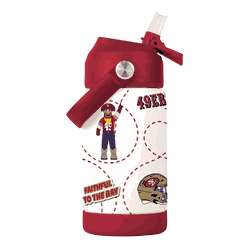 San Francisco 49ers 12oz Mascot SS Kids Bottle