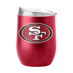 San Francisco 49ers 16oz Flipside Powder Coat Curved Beverage