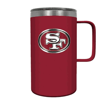 San Francisco 49ers 18oz Hustle Travel Mug