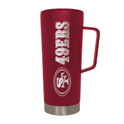 San Francisco 49ers 18oz Roadie Tumbler with Handle