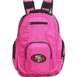 San Francisco 49ers 19" Premium Laptop Backpack, Pink