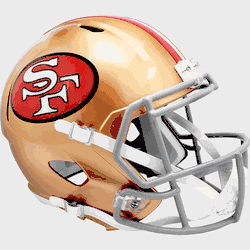San Francisco 49ers 1964 to 1995 Speed Replica Full Size Throwback Helmet