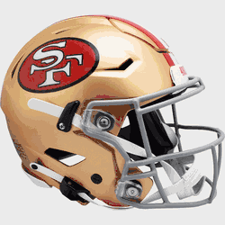 San Francisco 49ers 1964 to 1995 SpeedFlex Full Size Throwback Football Helmet