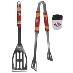 San Francisco 49ers 2 pc BBQ Set and Chip Clip
