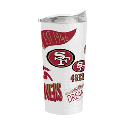 San Francisco 49ers 20oz Native Powder Coat Tumbler