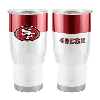 San Francisco 49ers 30oz Colorblock Stainless Tumbler