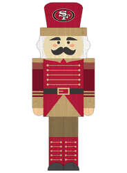 San Francisco 49ers 31" Nutcracker Leaner