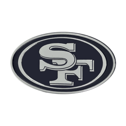 San Francisco 49ers 3D Chrome Metal Emblem