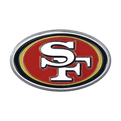 San Francisco 49ers 3D Color Metal Emblem