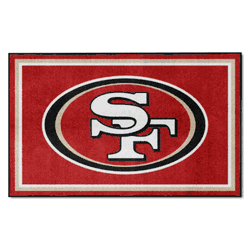 San Francisco 49ers 4ft. x 6ft. Plush Area Rug