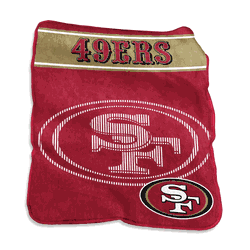 San Francisco 49ers 60x80 Raschel Throw