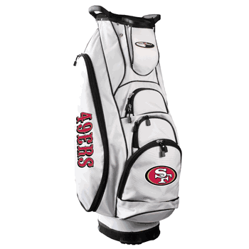 San Francisco 49ers Albatross Golf Cart Bag - White