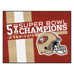 San Francisco 49ers All-Star Rug - 34 in. x 42.5 in. Plush Area Rug