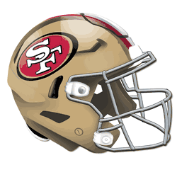 San Francisco 49ers Authentic Helmet Cutout 24"