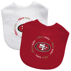 San Francisco 49ers Baby Bibs 2-Pack