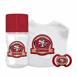 San Francisco 49ers Baby Gift Set 3 Piece