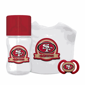San Francisco 49ers Baby Gift Set 3 Piece