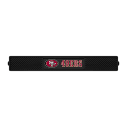 San Francisco 49ers Bar Drink Mat - 3.25in. x 24in.