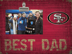 San Francisco 49ers Best Dad Clip Frame