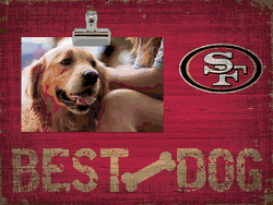 San Francisco 49ers Best Dog Clip Frame