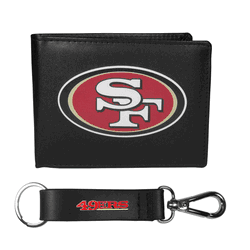 San Francisco 49ers Bi-fold Wallet & Strap Key Chain