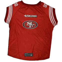 San Francisco 49ers Big Pet Premium Jersey Big Dog