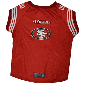 San Francisco 49ers Big Pet Premium Jersey Big Dog
