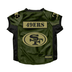 San Francisco 49ers Big Valor Pet Stretch Jersey BIG