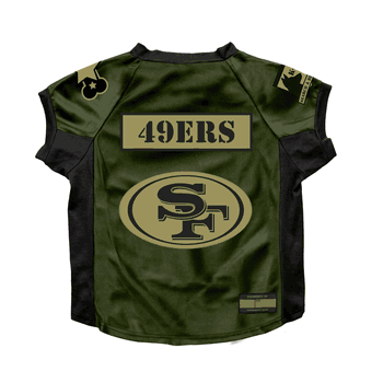 San Francisco 49ers Big Valor Pet Stretch Jersey BIG