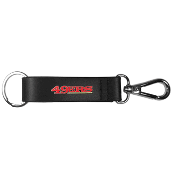 San Francisco 49ers Black Strap Key Chain