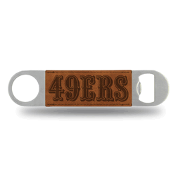 San Francisco 49ers Brown Laser Engraved Bar Blade