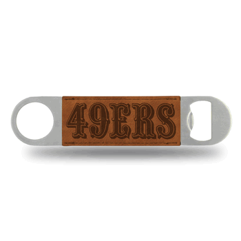 San Francisco 49ers Brown Laser Engraved Bar Blade