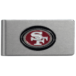 San Francisco 49ers Brushed Metal Money Clip