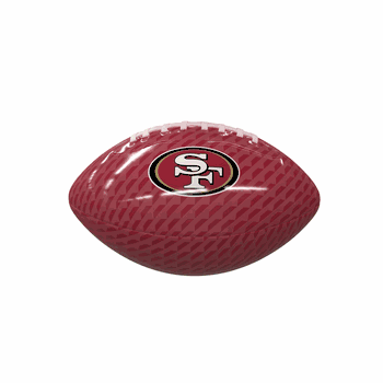 San Francisco 49ers Carbon Fiber Mini-Size Glossy Football