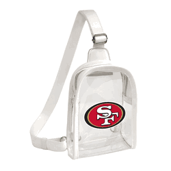 San Francisco 49ers Clear Mini Sling Stadium Bag