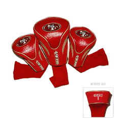 San Francisco 49ers Club 3 Piece Contour Headcover Set