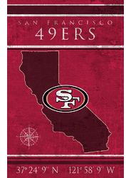 San Francisco 49ers Coordinates 17x26
