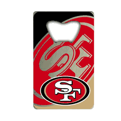 San Francisco 49ers Credit Card Style Bottle Opener - 2 x 3.25