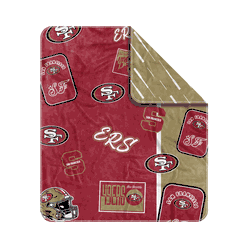 San Francisco 49ers Dream Weave Throw 50x60