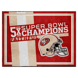 San Francisco 49ers Dynasty 8ft. x 10ft. Plush Area Rug