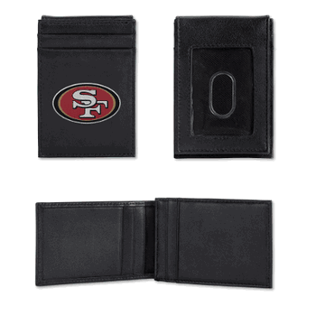 San Francisco 49ers  Embroidered Front Pocket Wallet - Slim/Light Weight